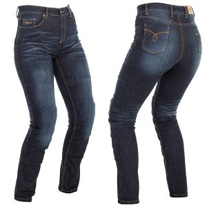 RICHA NORA LADIES PROTECTIVE JEANS SLIM NAVY REGULAR LEG