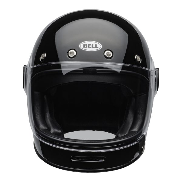 bell-bullitt-culture-helmet-bolt-gloss-black-white-clear-shield-front-BELL BULLITT DLX BOLT BLACK WHITE
