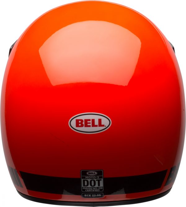bell-moto-3-culture-helmet-gloss-hi-viz-orange-classic-back-BELL MOTO-3 CLASSIC BLACK