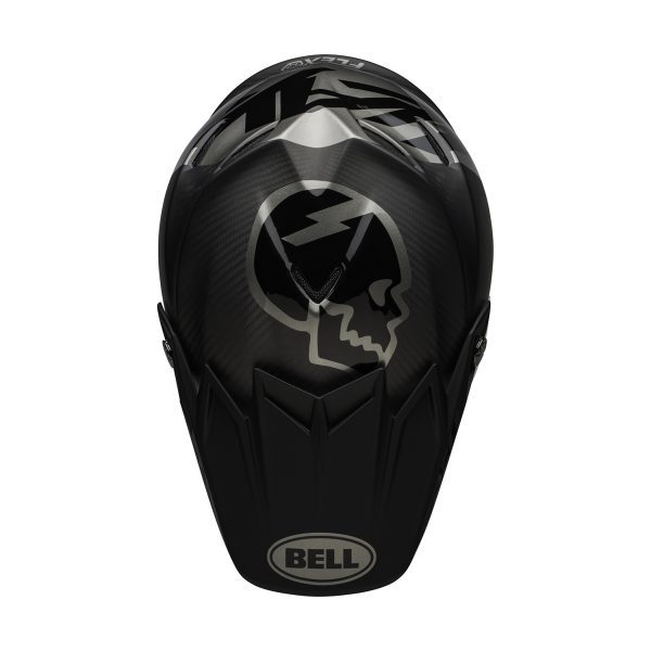 bell-moto-9-flex-dirt-helmet-slayco-matte-gloss-gray-black-top_1__60958.jpg-Bell MX 2021 Moto-9 Flex Adult Helmet (Slayco M/G Black/Grey)