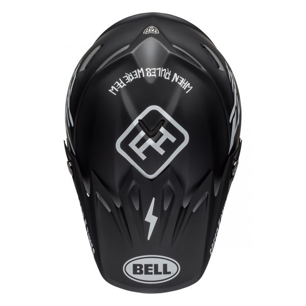 bell-moto-9-mips-dirt-helmet-fasthouse-matte-black-white-top__29358.jpg-Bell MX 2021 Moto-9 Mips Adult Helmet (Fasthouse Black/White)