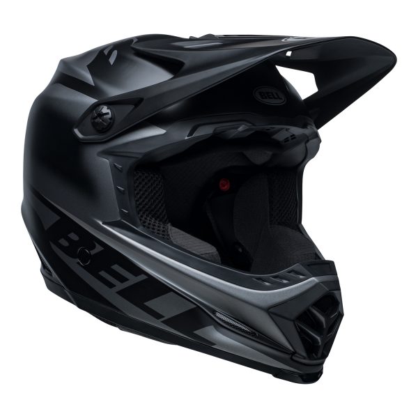 bell-moto-9-youth-mips-dirt-helmet-glory-matte-black-front-right.jpg-Bell MX 2021 Moto-9 Youth MIPS Helmet (Glory Matte Black)