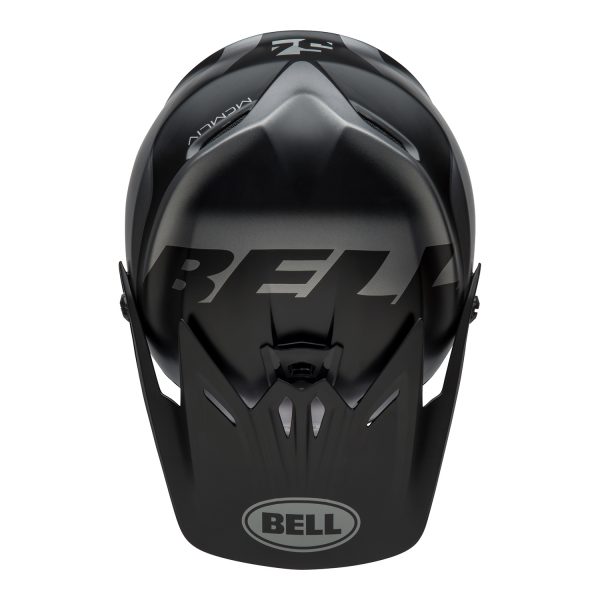 bell-moto-9-youth-mips-dirt-helmet-glory-matte-black-top.jpg-Bell MX 2021 Moto-9 Youth MIPS Helmet (Glory Matte Black)