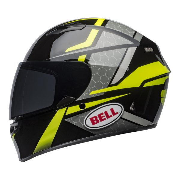 bell-qualifier-street-helmet-flare-gloss-black-hi-viz-left-BELL QUALIFIER STD STEALTH CAMO MATT BLACK WHITE