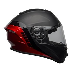 Bell Street 2021 Star DLX MIPS Adult Helmet Helmet (Shockwave M/G Black/Candy Red)