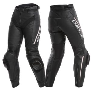DAINESE DELTA 3 LADY LEATHER PANTS  948 – BLACK