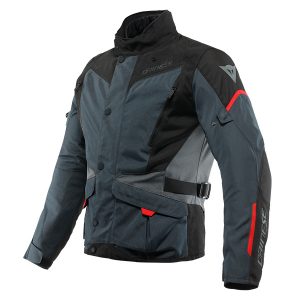 DAINESE TEMPEST 3 D-DRY JACKET 80E – EBONY/BLACK/LAVA RED