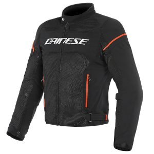 DAINESE AIR FRAME D1 TEXTILE JACKET N32 –  BLACK/WHITE/FLUO-RED