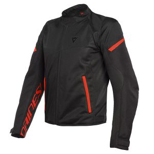 DAINESE BORA AIR TEXTILE JACKET 628 – BLACK/FLUO-RED