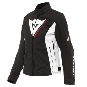 DAINESE VELOCE LADY D-DRY JACKET A66 – BLACK/WHITE/LAVA RED