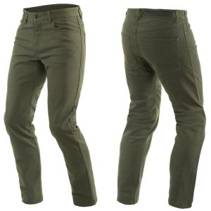 DAINESE CASUAL SLIM TEXTILE PANTS 008 – OLIVE