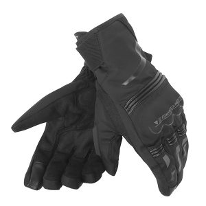 DAINESE TEMPEST UNI D-DRY SHORT GLOVES 631 – BLACK/BLACK