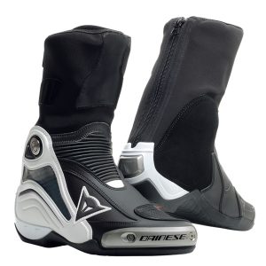 DAINESE AXIAL D1 BOOTS 622  –  BLACK/WHITE