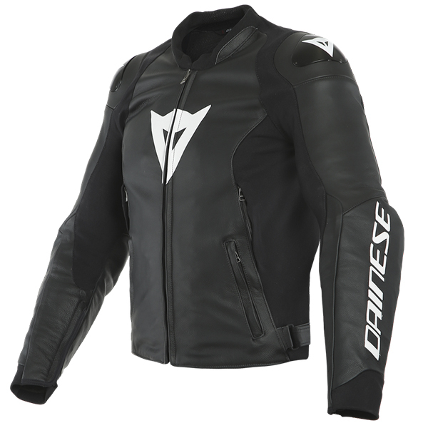 DAINESE SPORT PRO LEATHER JACKET 622 –  BLACK/WHITE