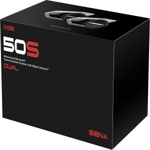 Sena Motorcycle Bluetooth Mesh Communication System 50S-10D Dual Pack